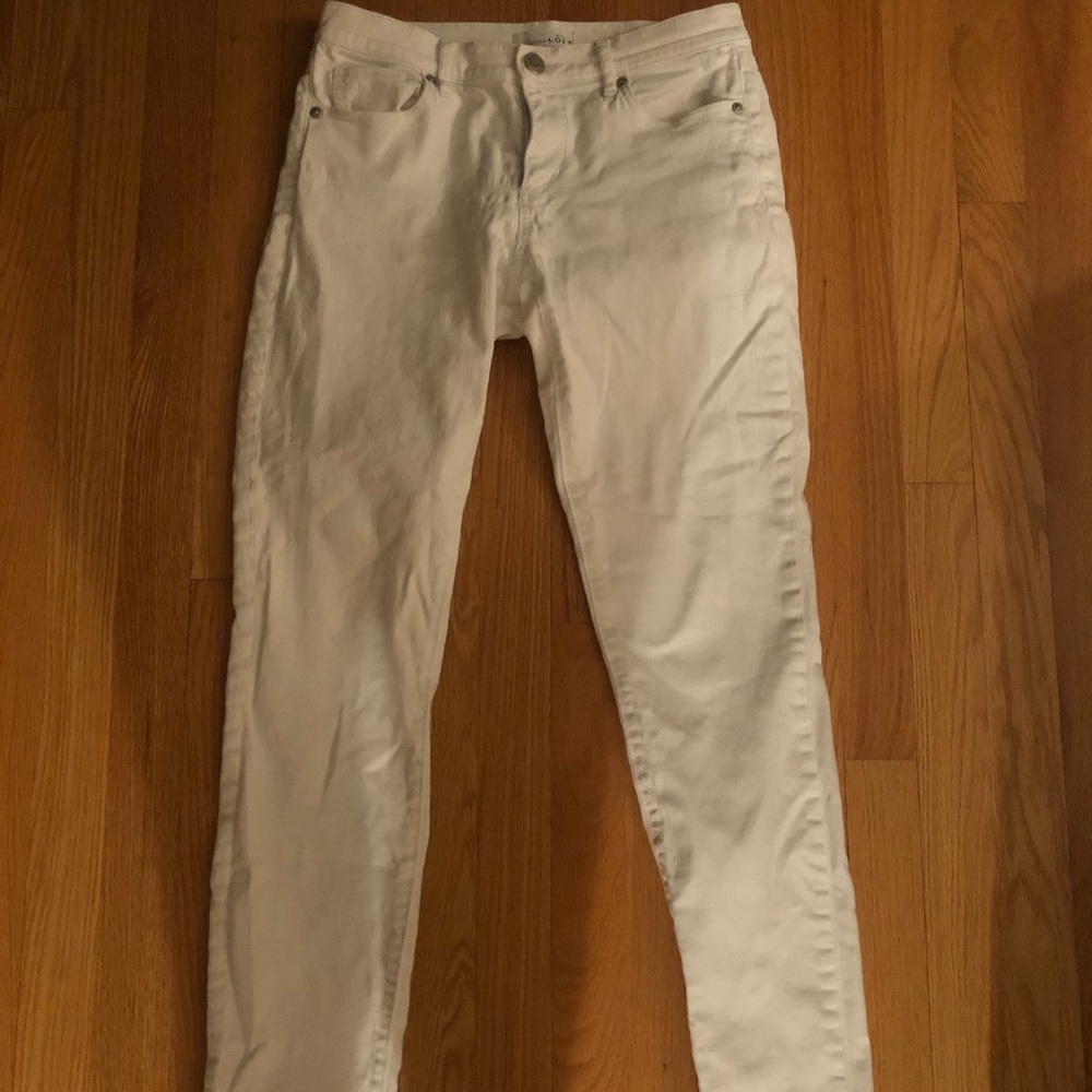 Loft white jeans